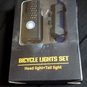 Black head /tail set for bike